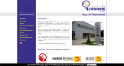 Desktop Screenshot of elektro-henning.de